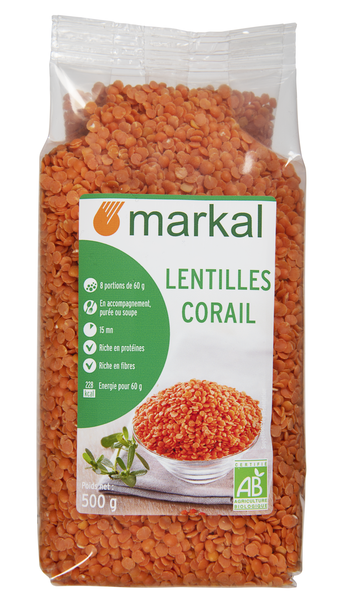 Lentilles corail