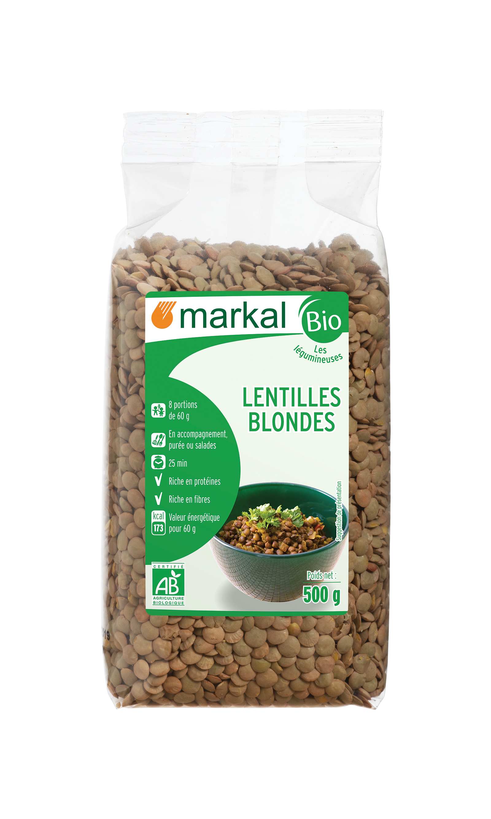 Lentilles blondes
