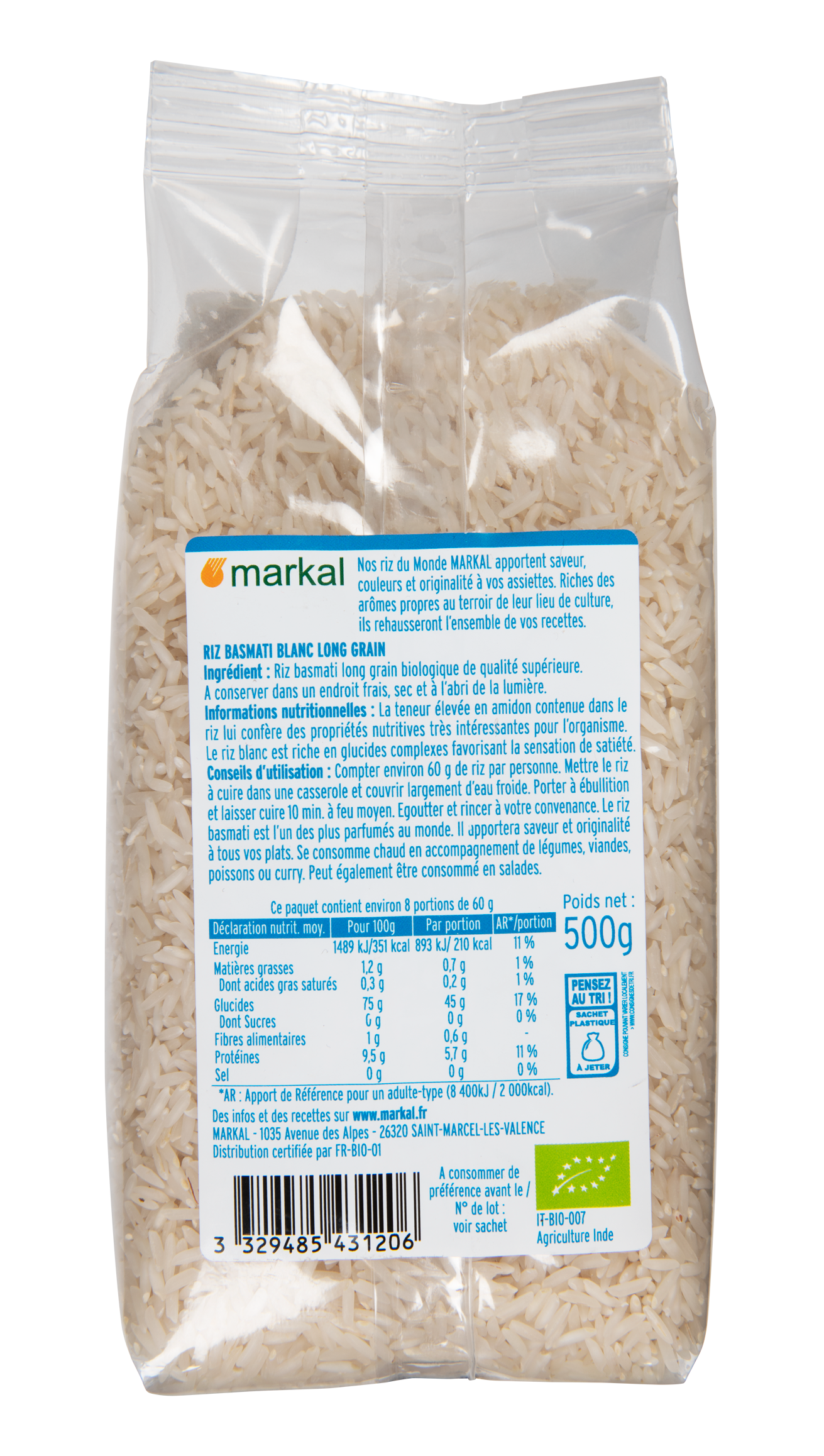 Riz basmati blanc