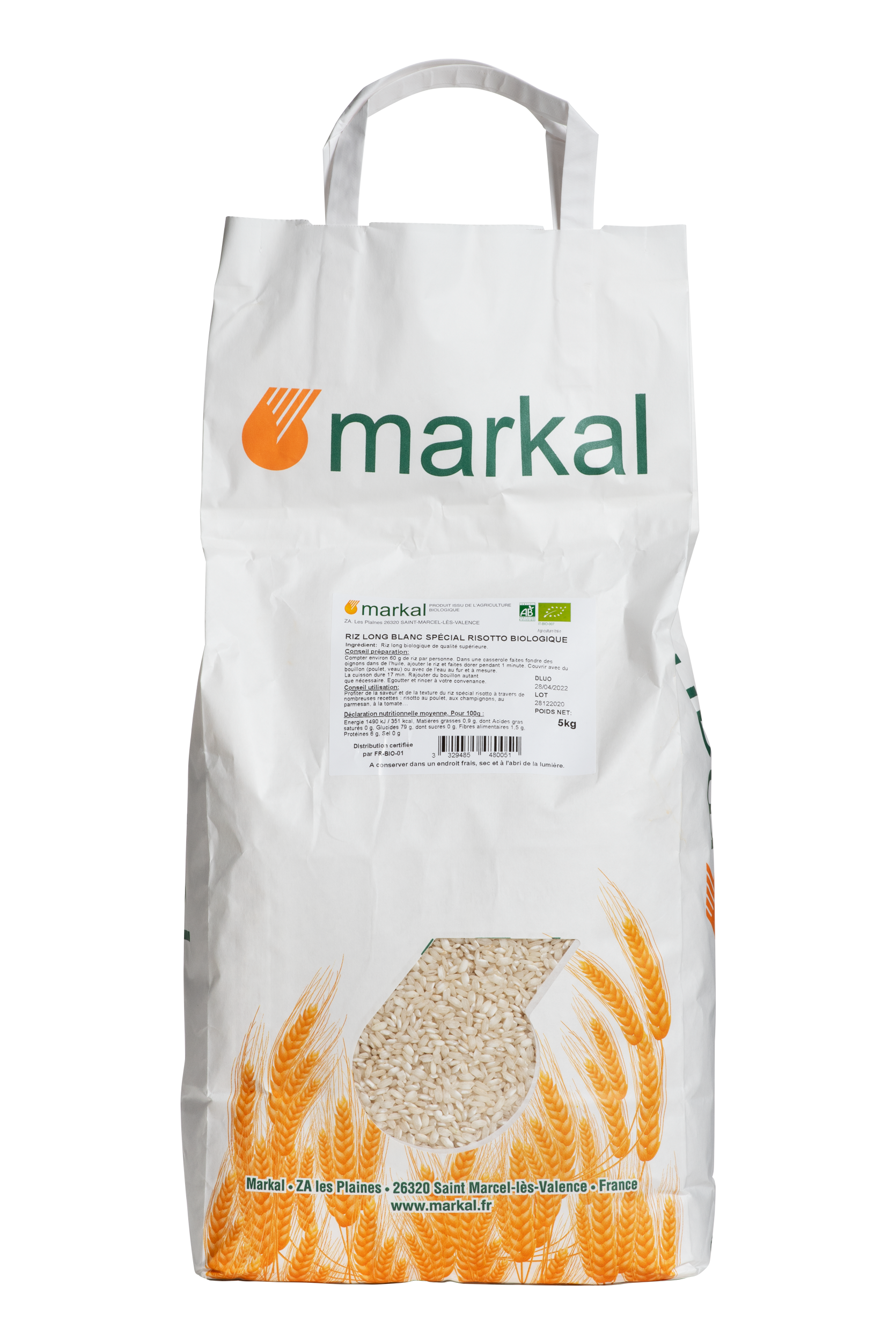 Long grain white risotto rice