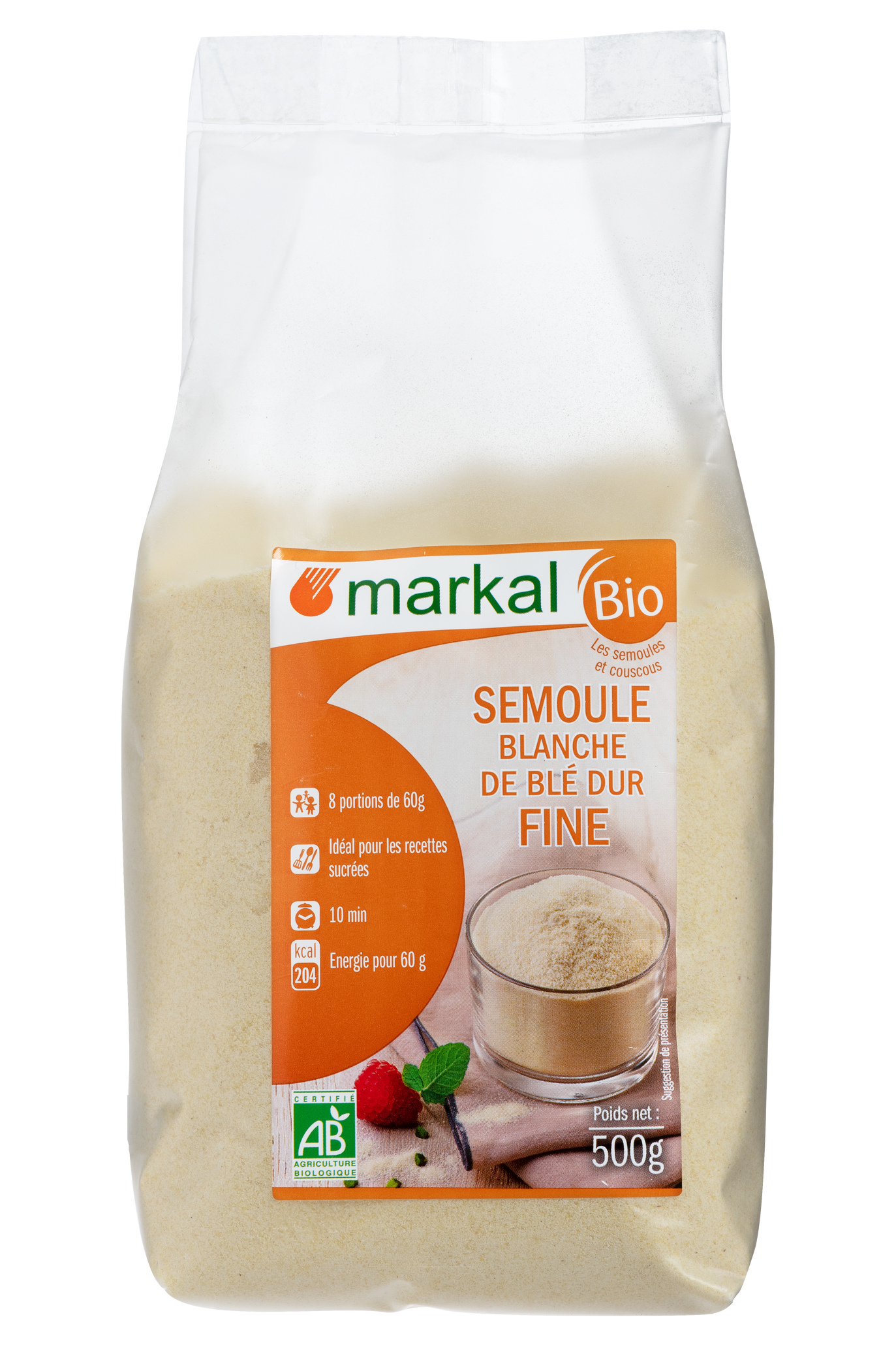 Semoule blanche de blé dur fine