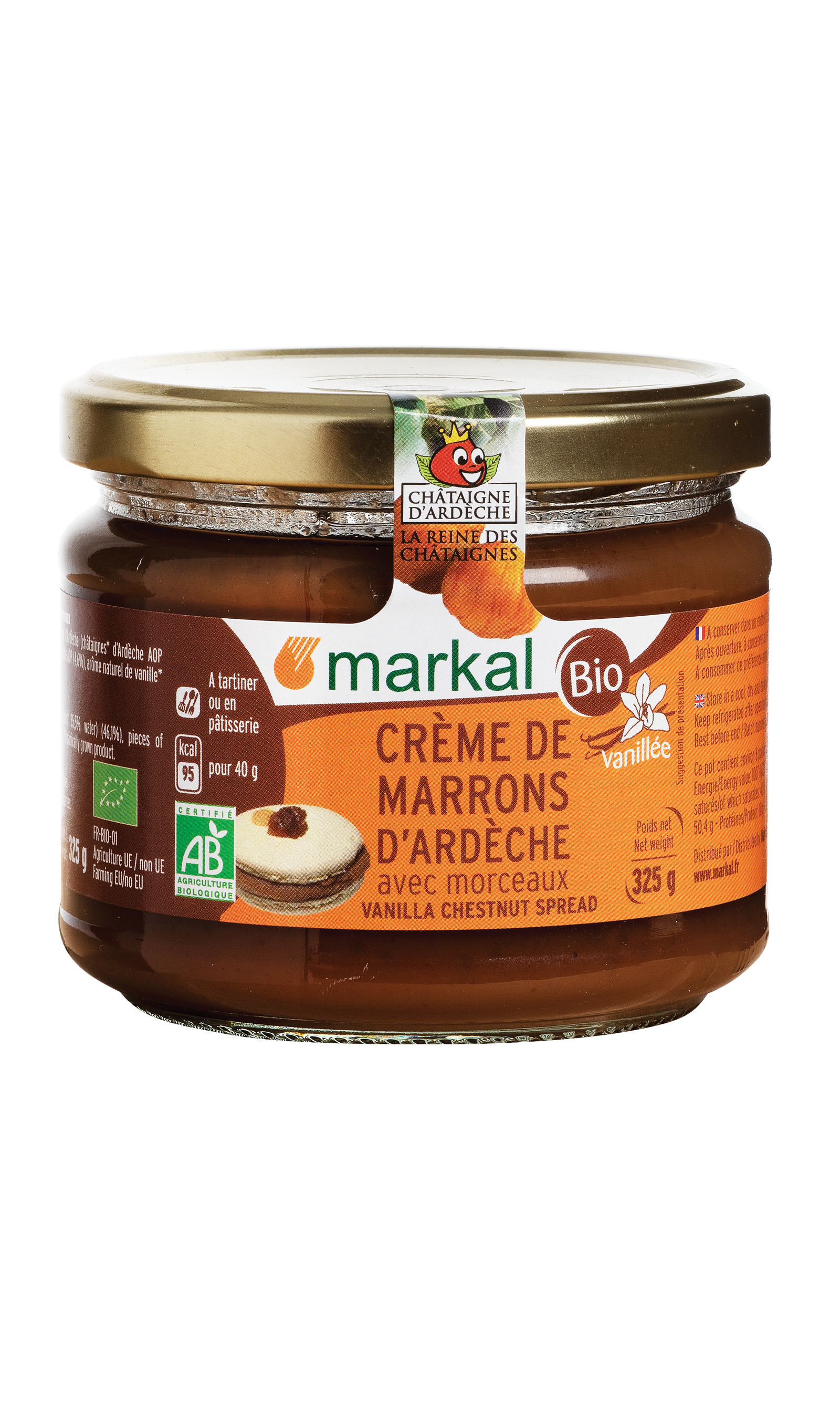 Crèmes de marrons vanillée avec morceaux