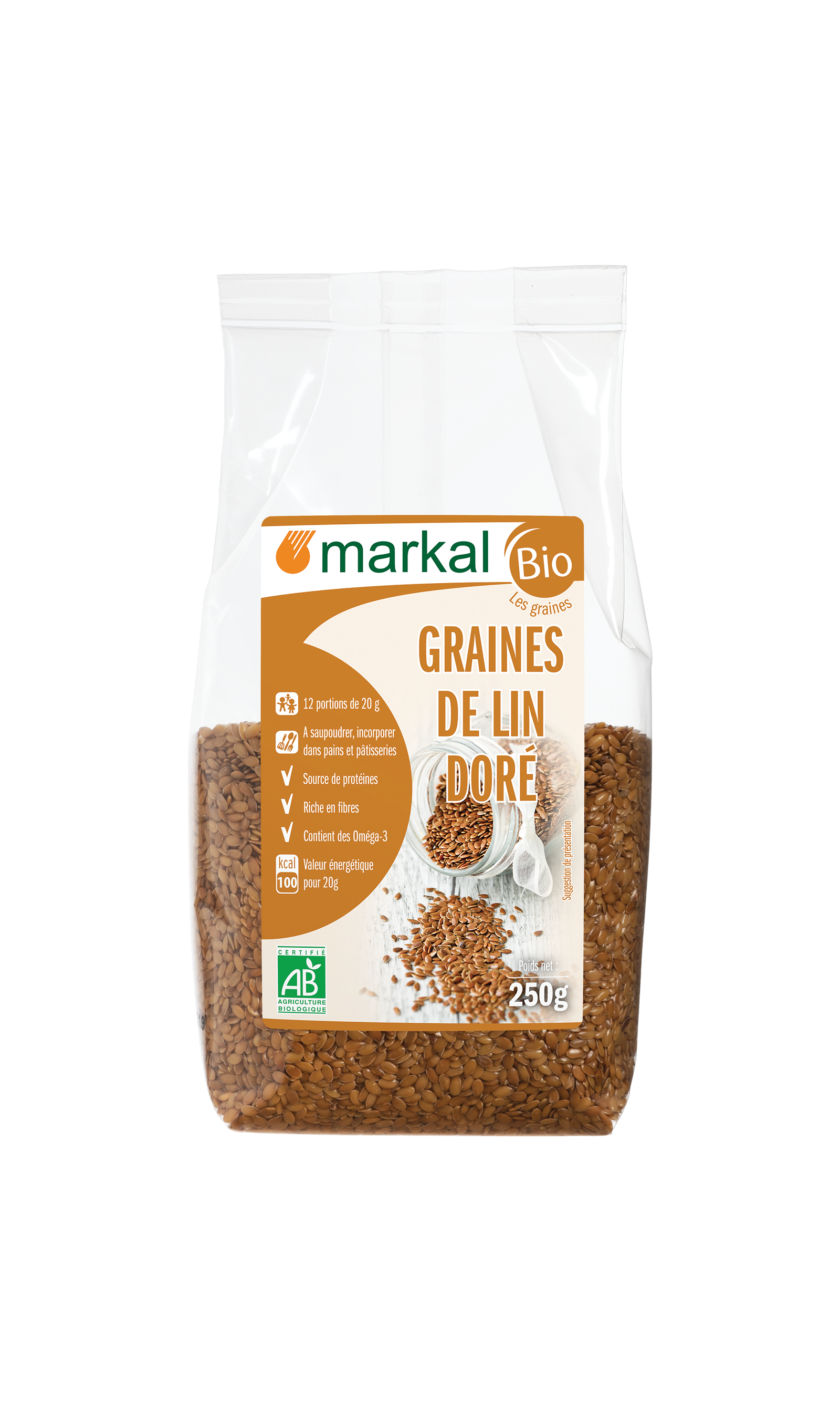 Graines de lin doré