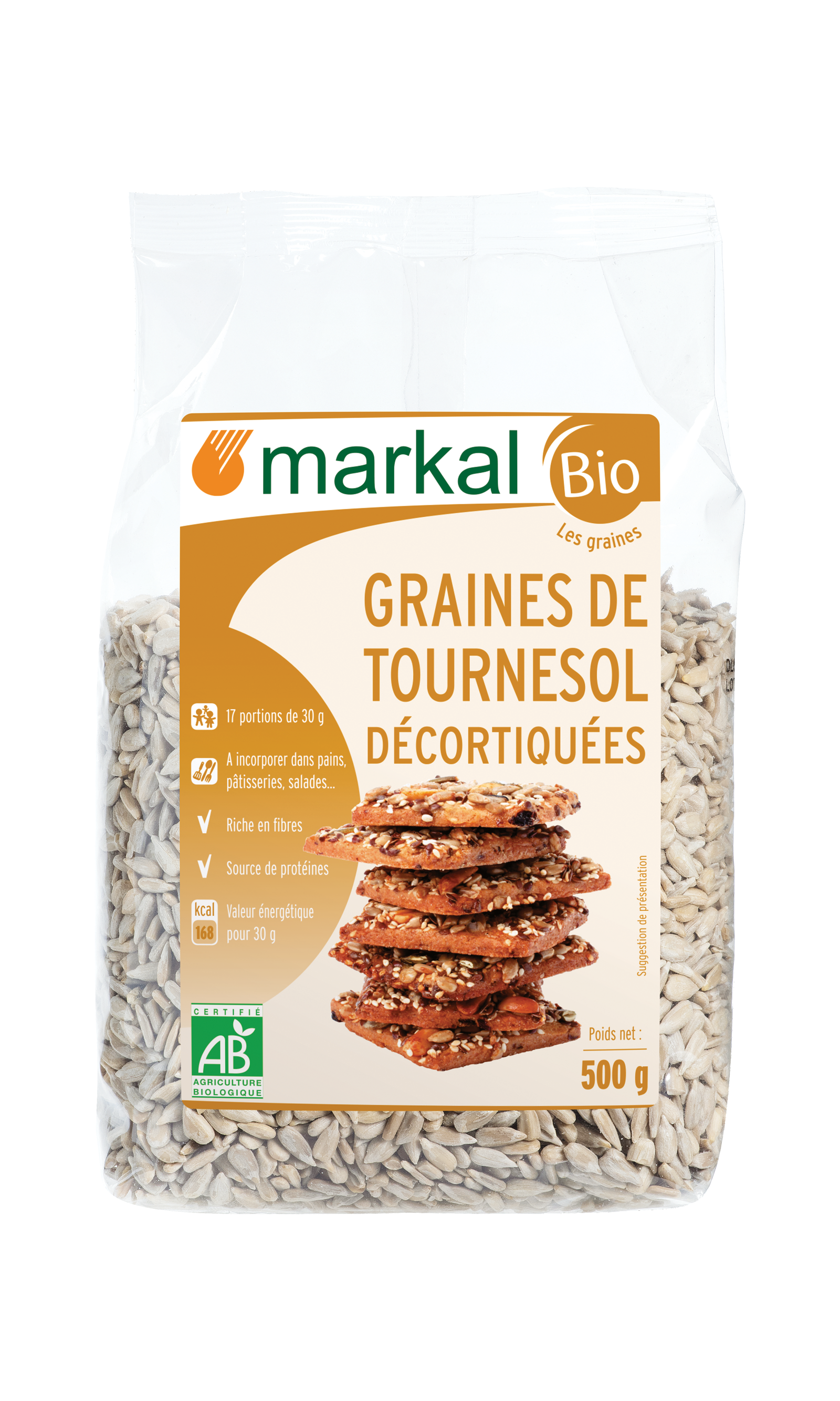 Graines de tournesol décortiquées