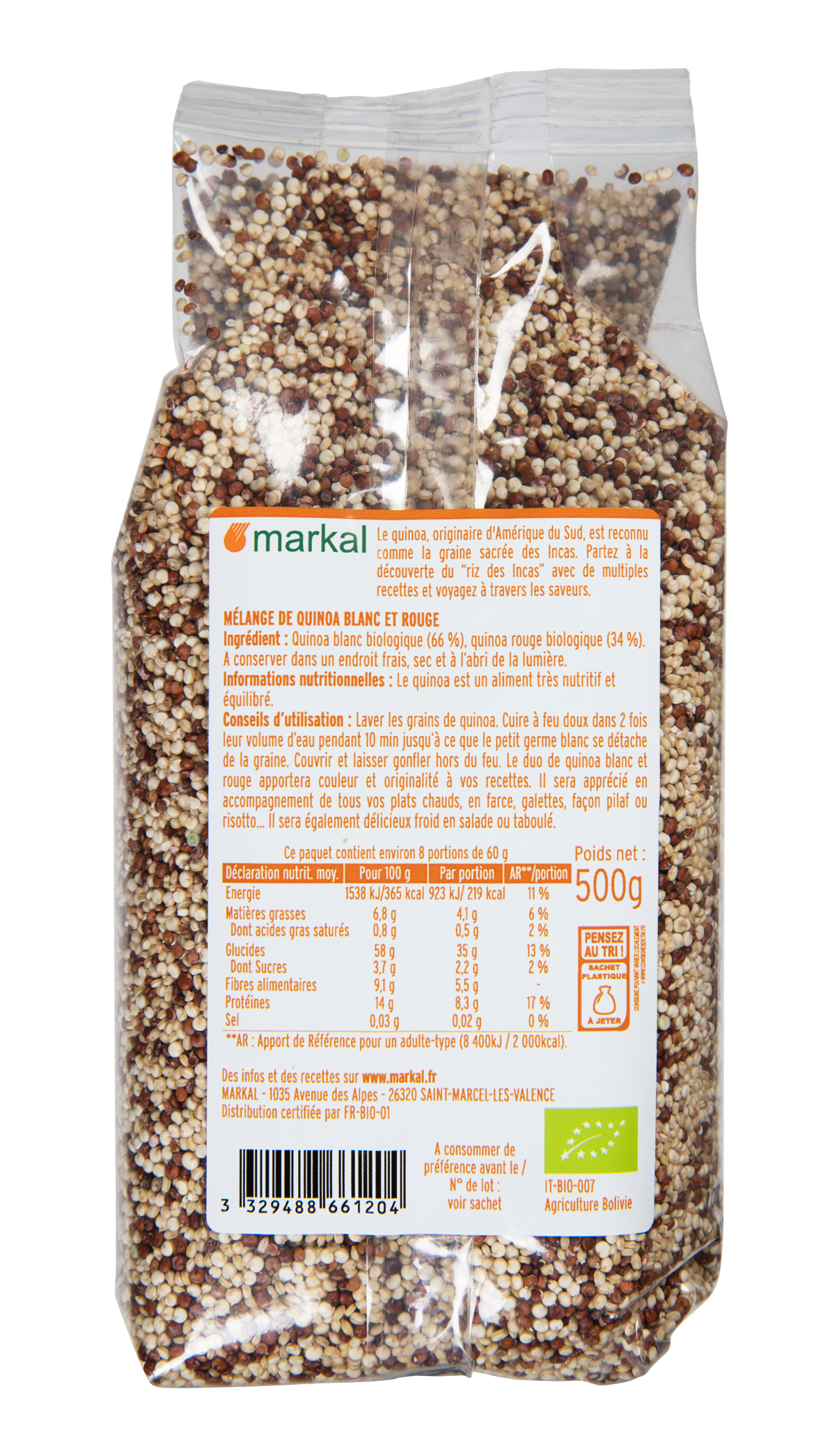 Duo de quinoa rouge et blanc