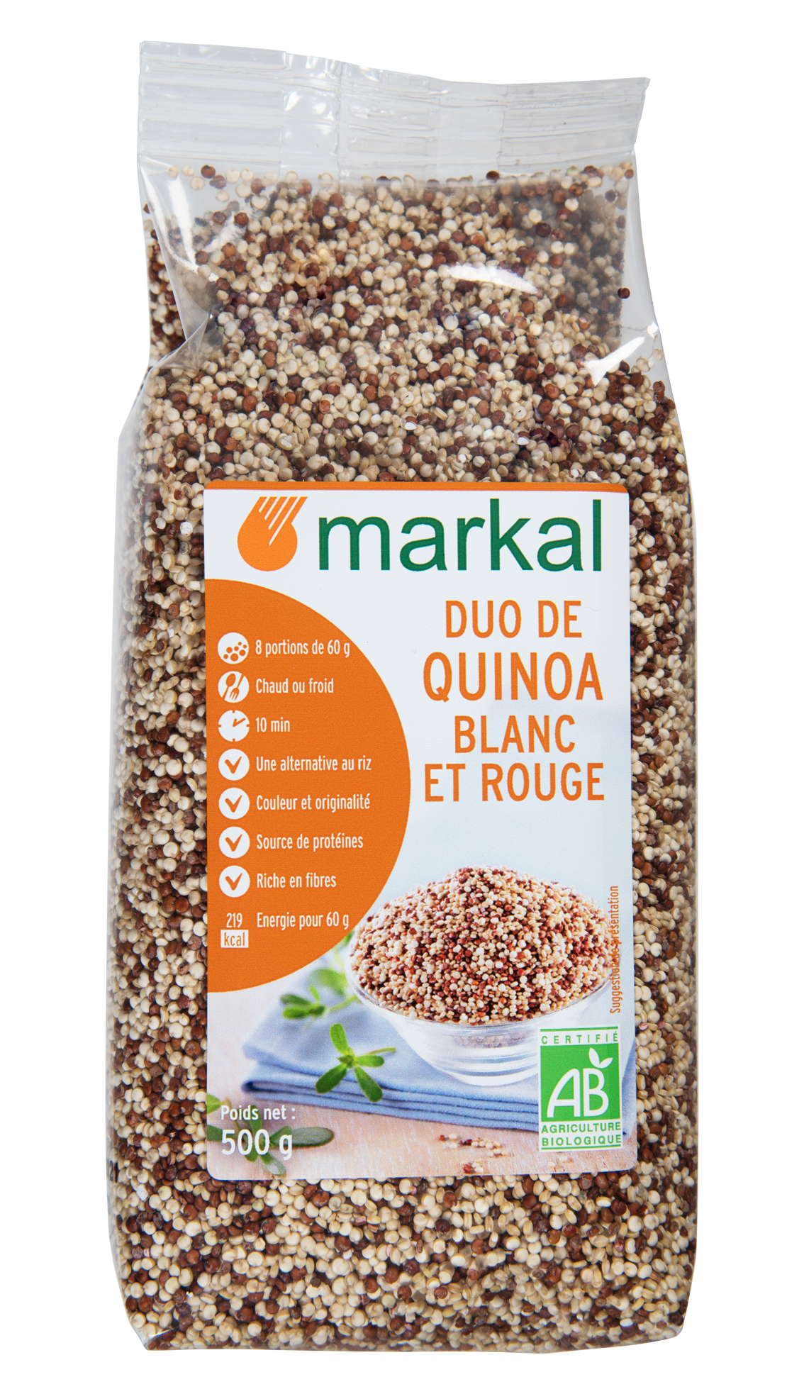 Duo de quinoa rouge et blanc