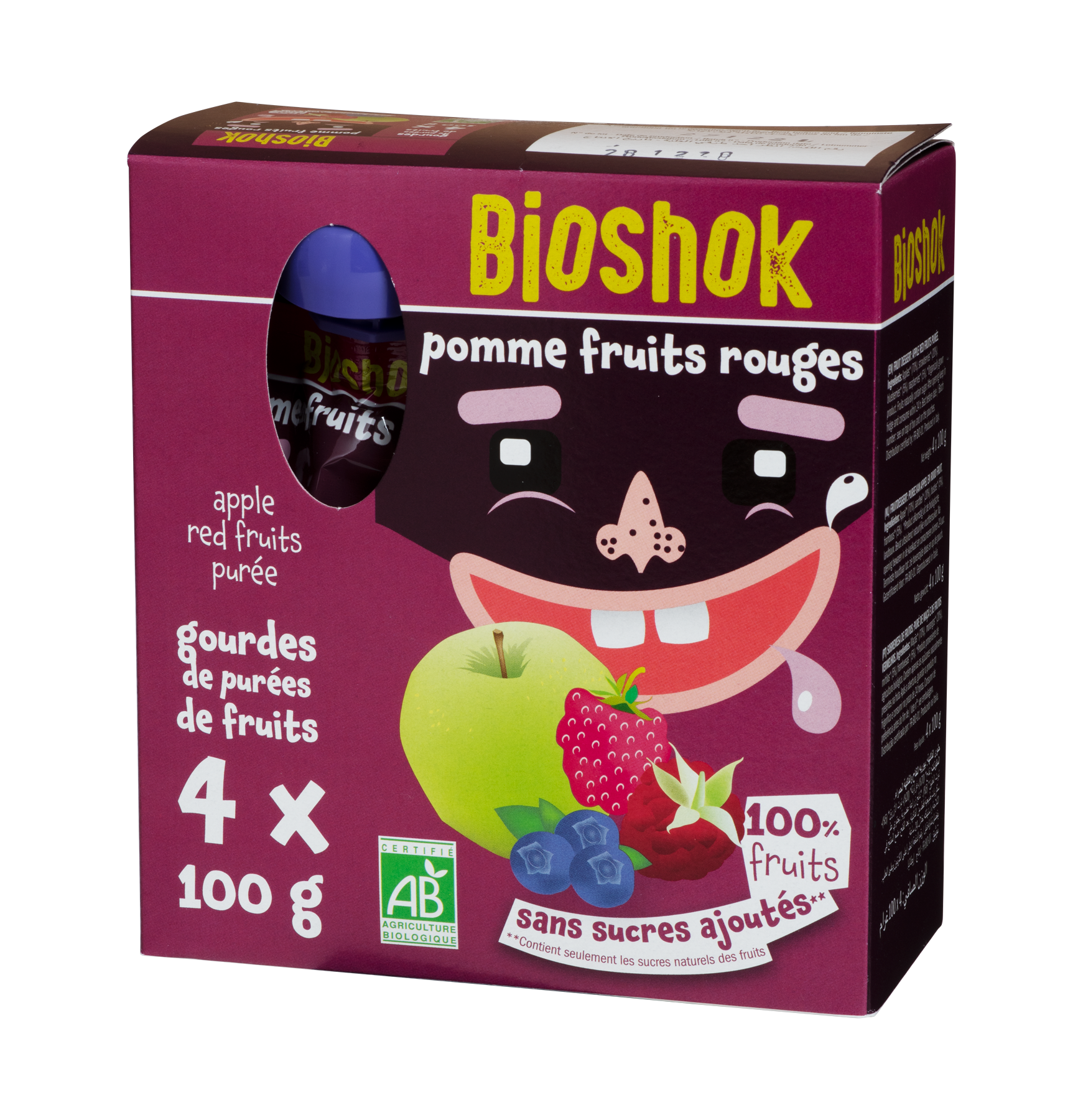Apple - red fruits pouches 