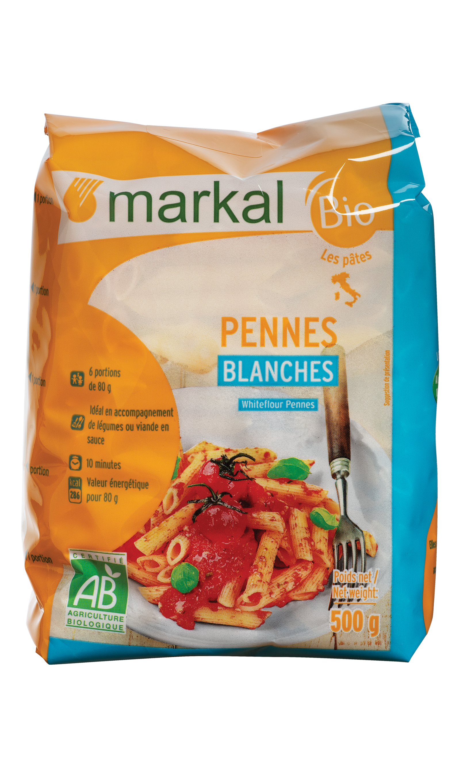 Penne blancs