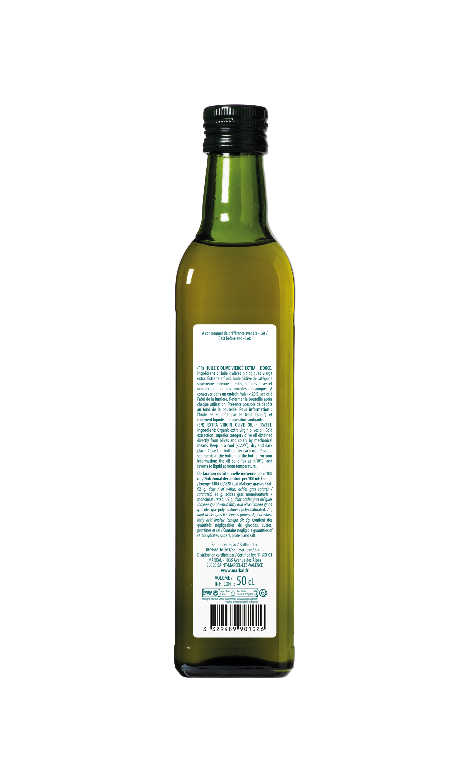 Huile d'olive vierge d'extra