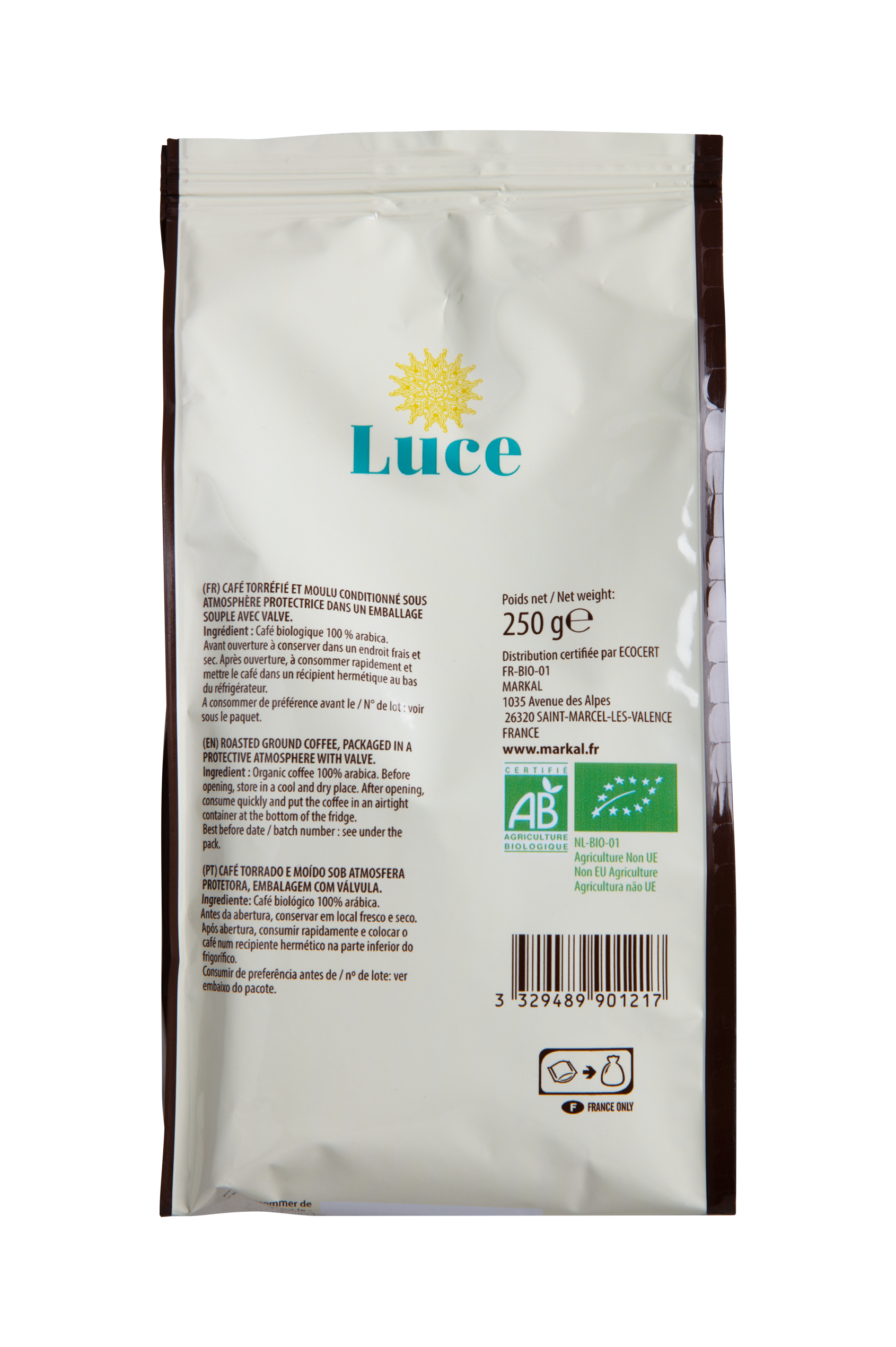 100% Arabica moulu - classique