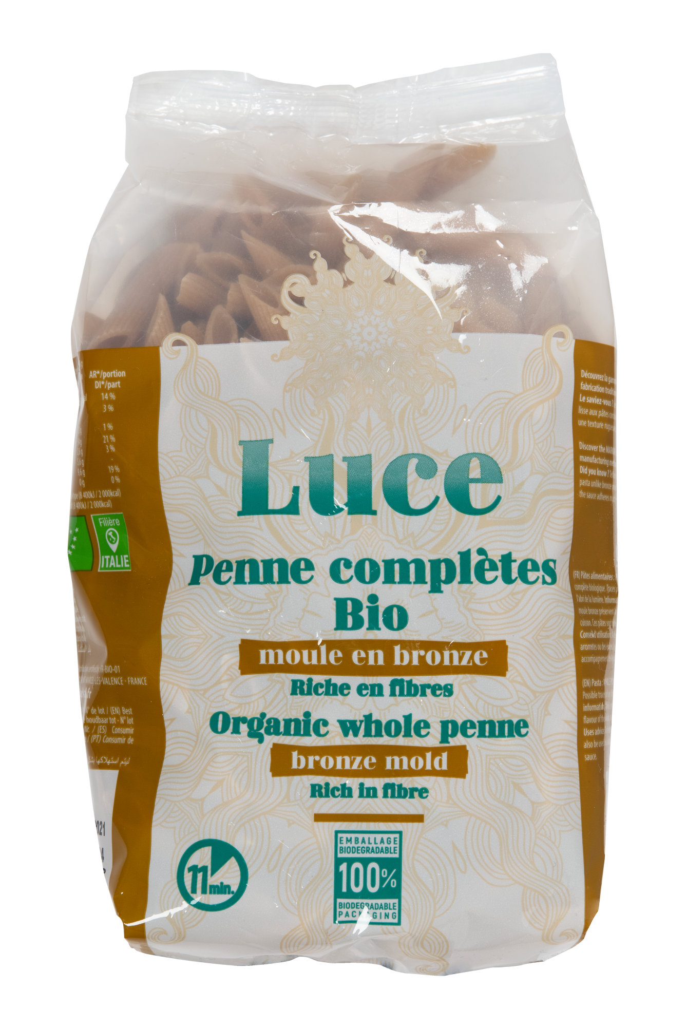 Whole penne - bronze mold