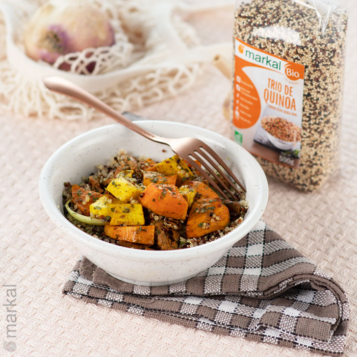 Trio de quinoa et ses légumes d’automne