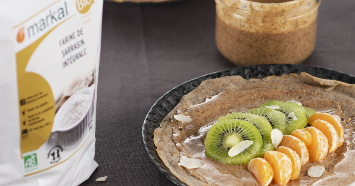 Crêpes vegan & pâte à tartiner vitaminée