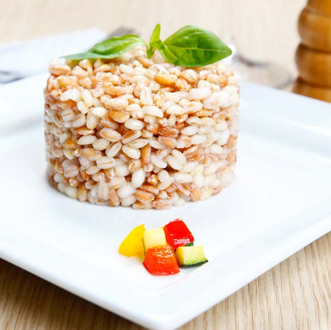 Pilaf d'épeautre aux noisettes